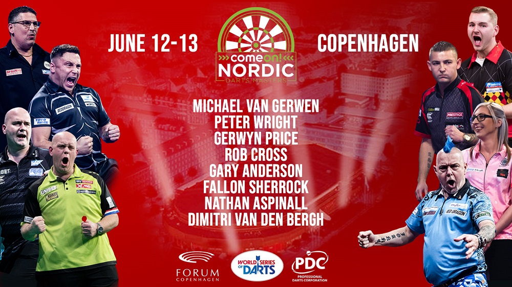 PDC players confirmed for Nordic Darts Masters PDC